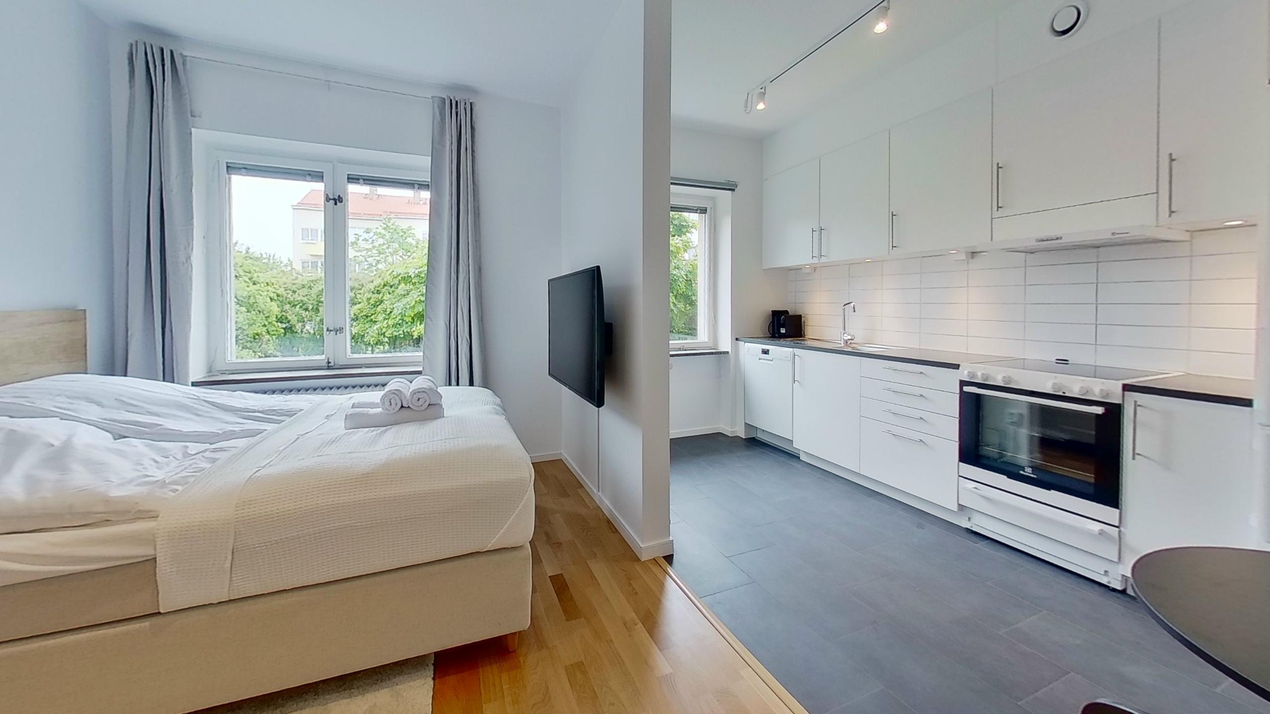 Refurbished studio in cosy neighborhood