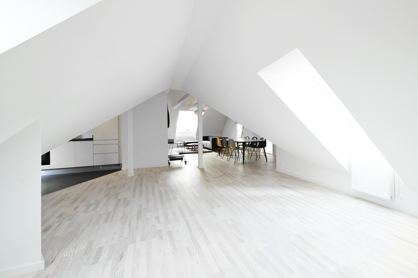 Cool 2 ½-BR penthouse in Vesterbro